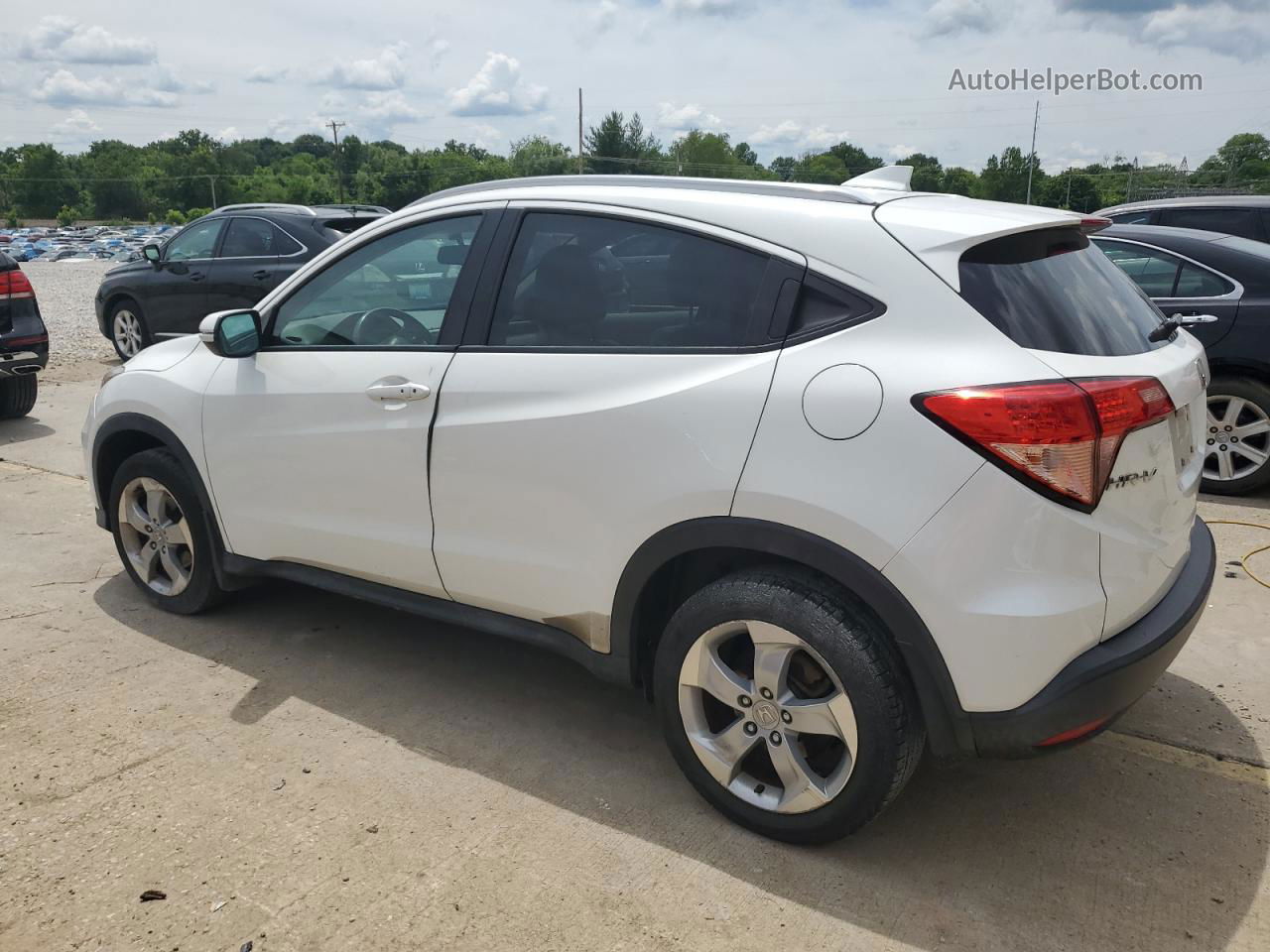 2016 Honda Hr-v Exl White vin: 3CZRU6H74GM700511