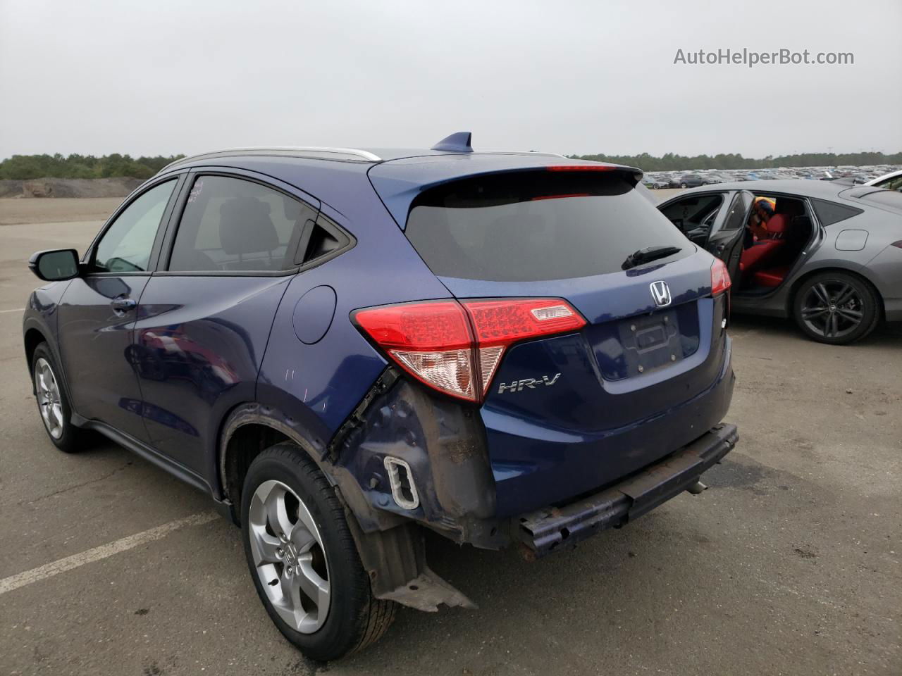 2017 Honda Hr-v Exl Blue vin: 3CZRU6H74HM722252