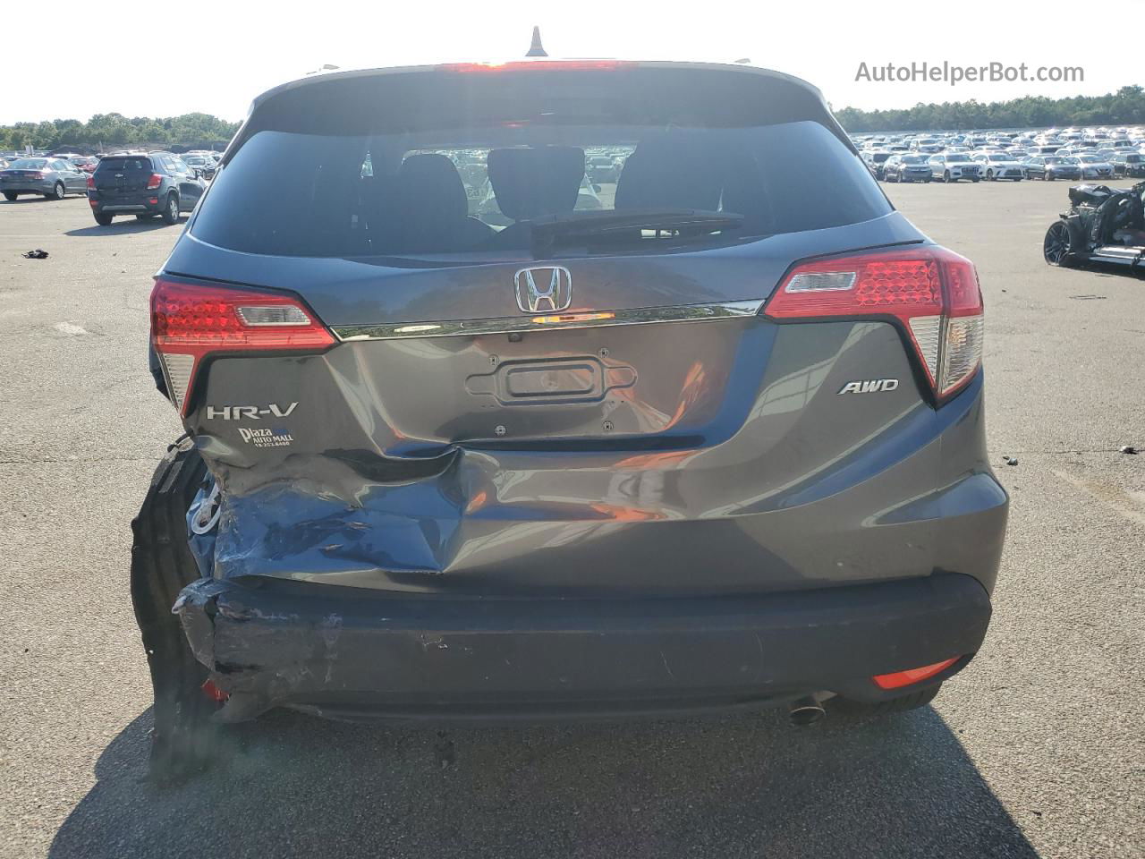 2019 Honda Hr-v Exl Gray vin: 3CZRU6H74KM715292