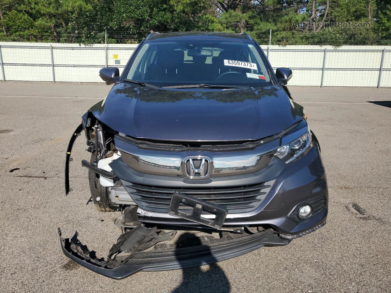 2019 Honda Hr-v Exl Серый vin: 3CZRU6H74KM715292