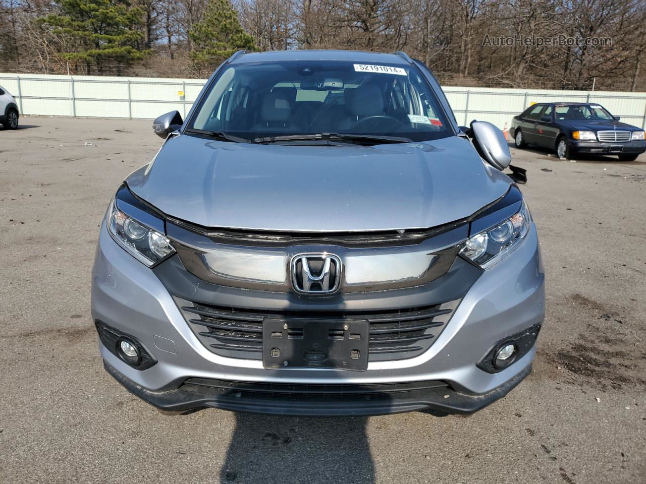 2019 Honda Hr-v Exl Silver vin: 3CZRU6H74KM717897