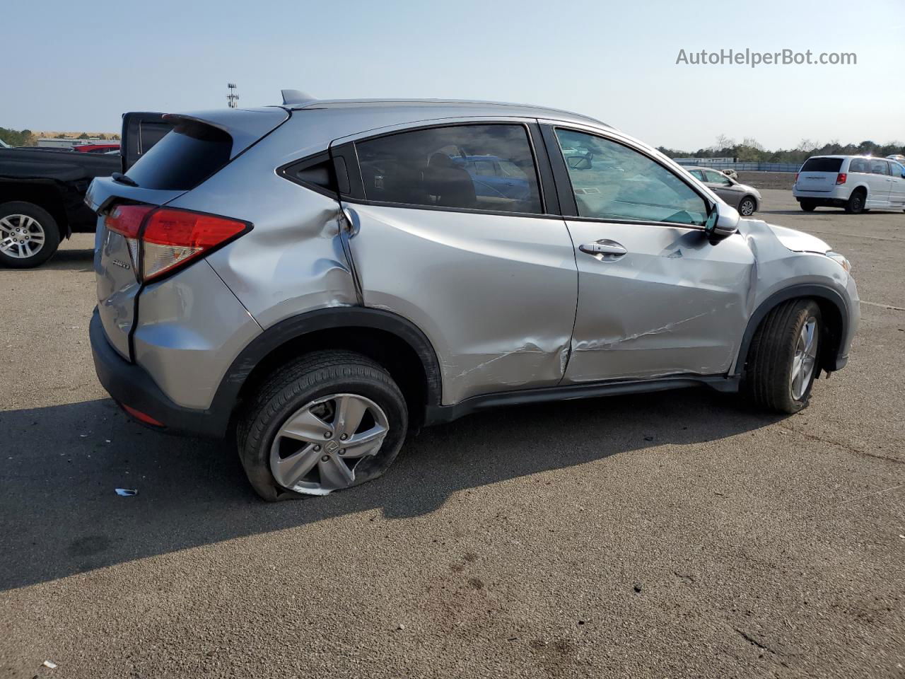 2019 Honda Hr-v Exl Silver vin: 3CZRU6H74KM717897