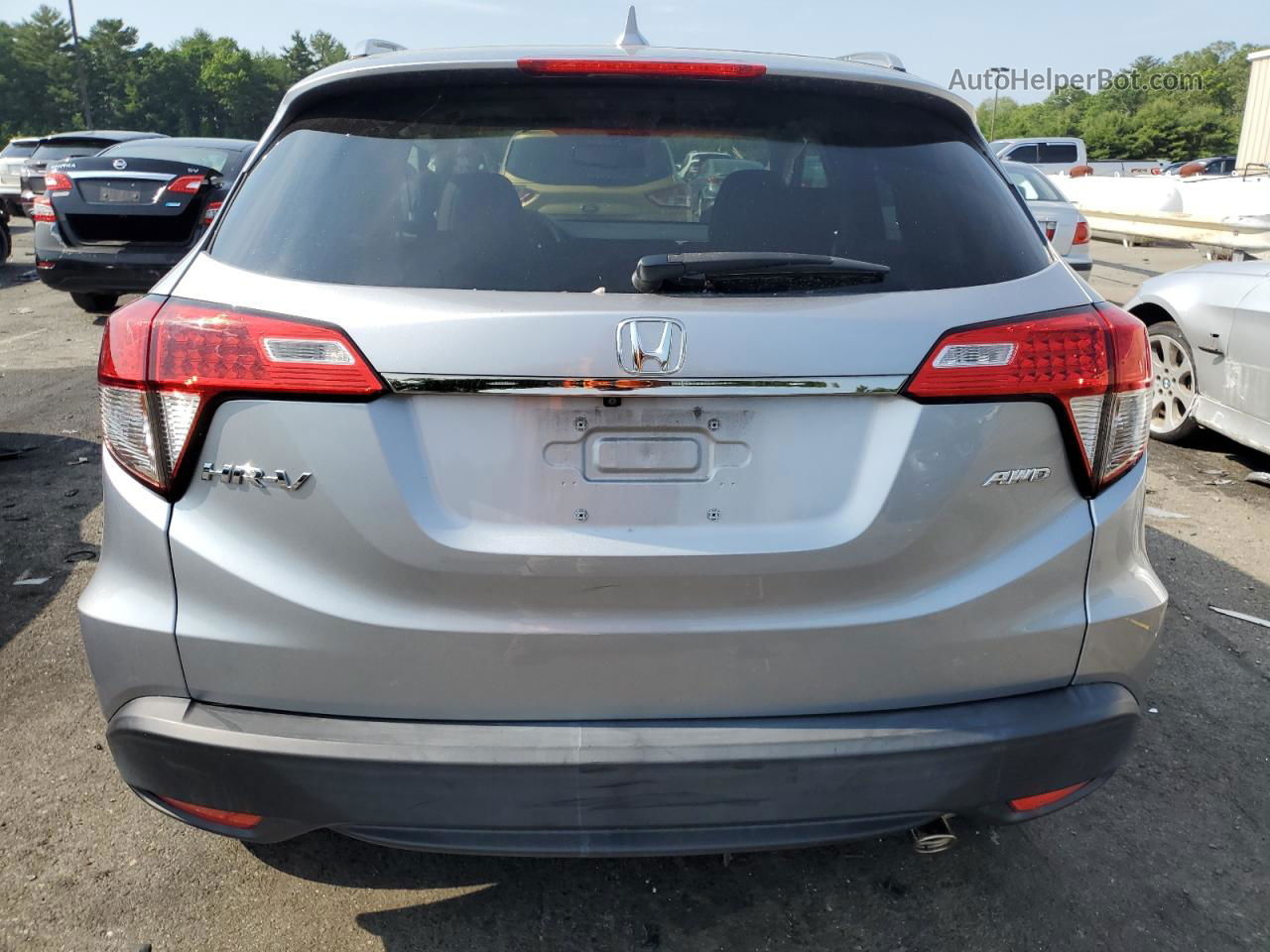 2019 Honda Hr-v Exl Silver vin: 3CZRU6H74KM720198