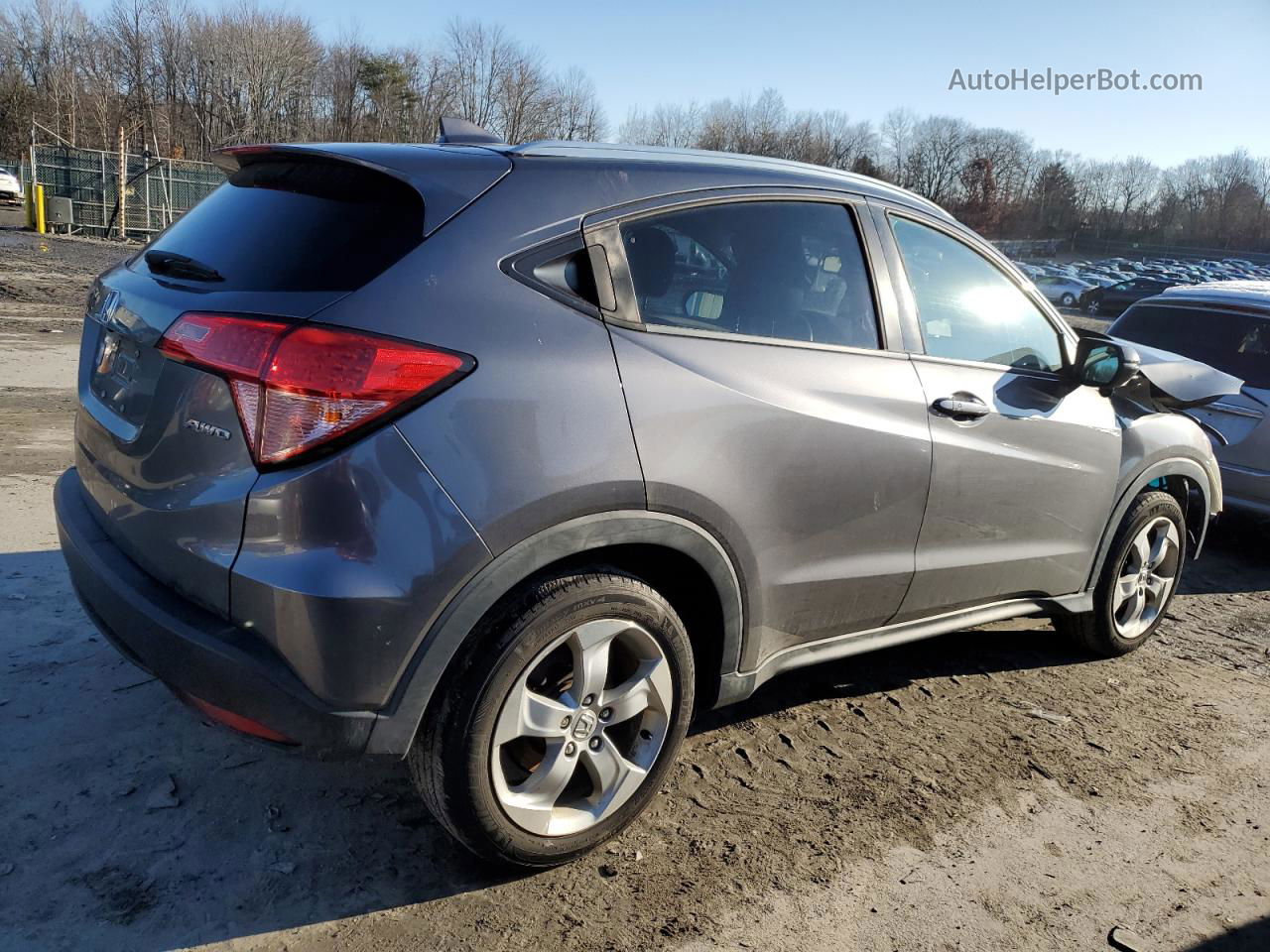 2016 Honda Hr-v Exl Gray vin: 3CZRU6H75GM726017