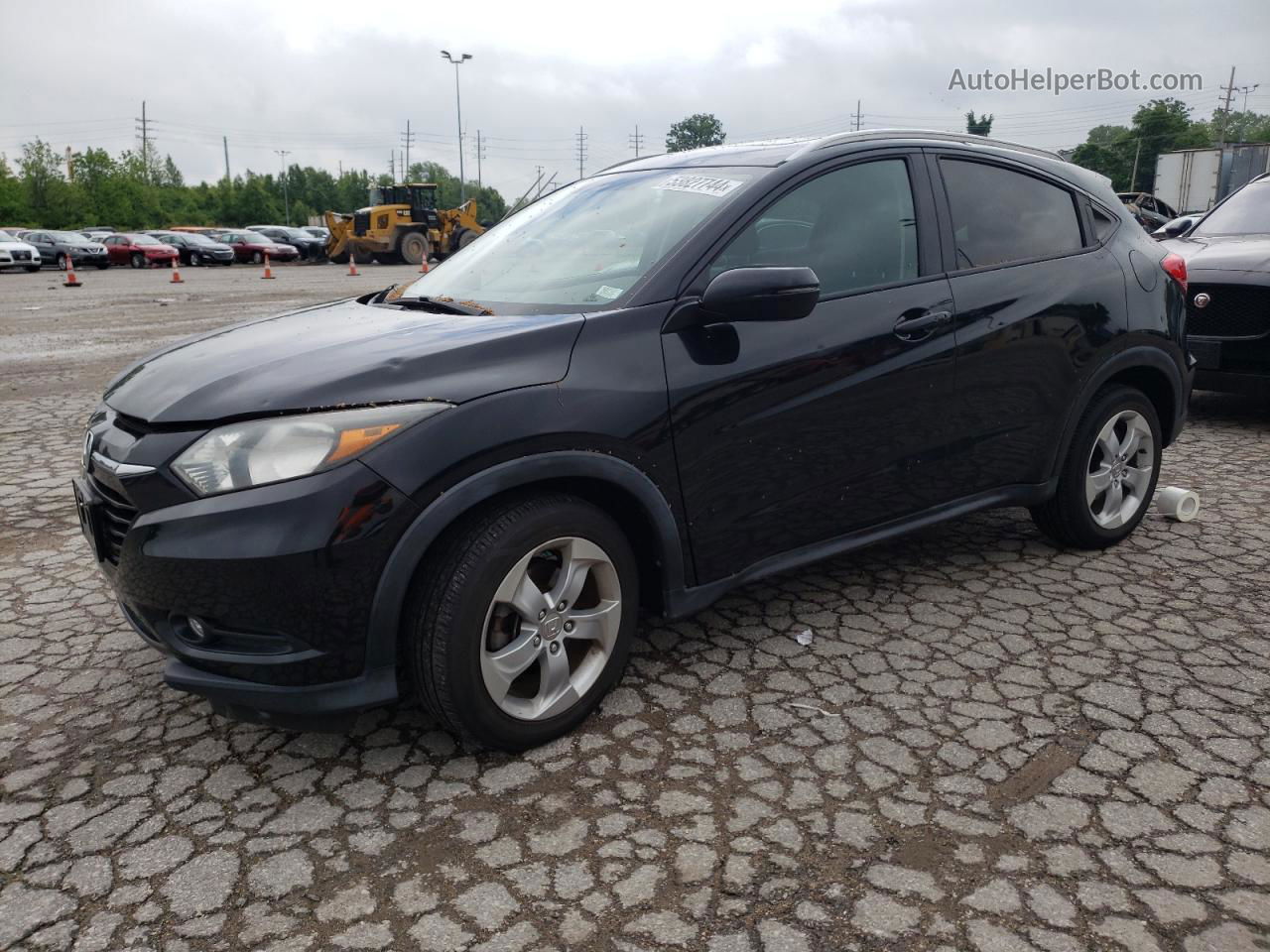 2016 Honda Hr-v Exl Black vin: 3CZRU6H75GM730410