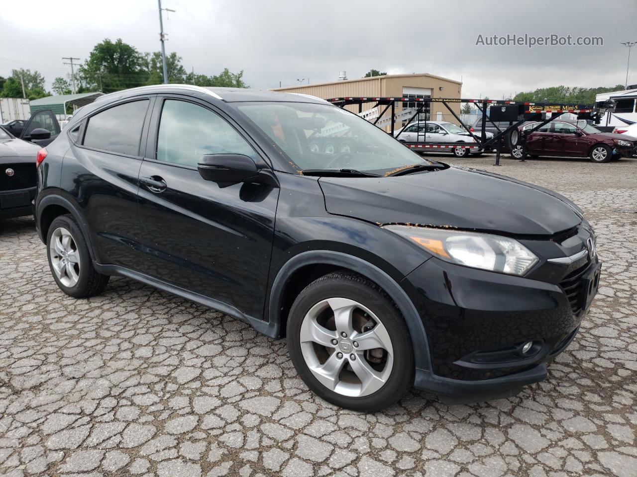 2016 Honda Hr-v Exl Black vin: 3CZRU6H75GM730410