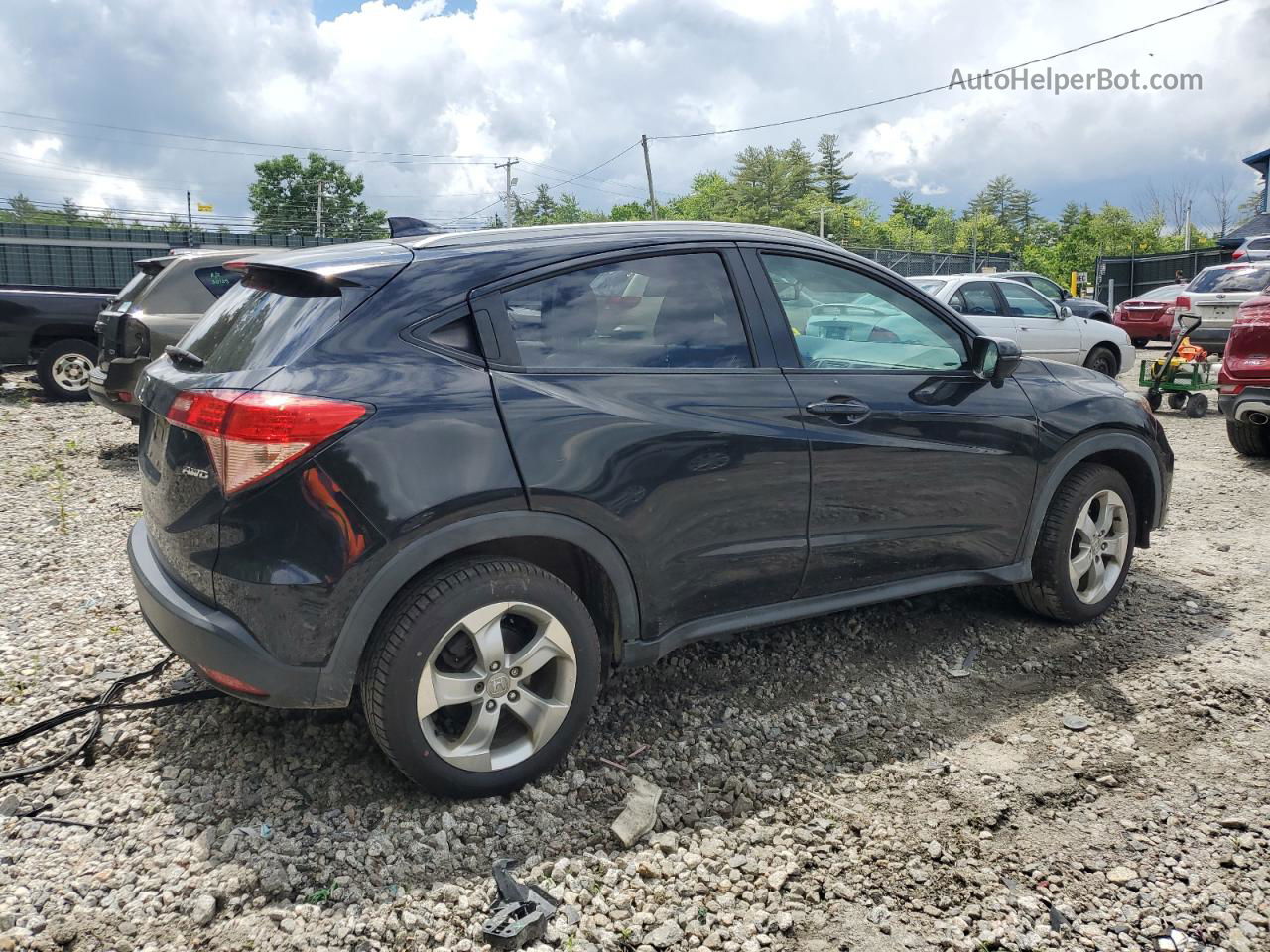 2016 Honda Hr-v Exl Black vin: 3CZRU6H75GM738099