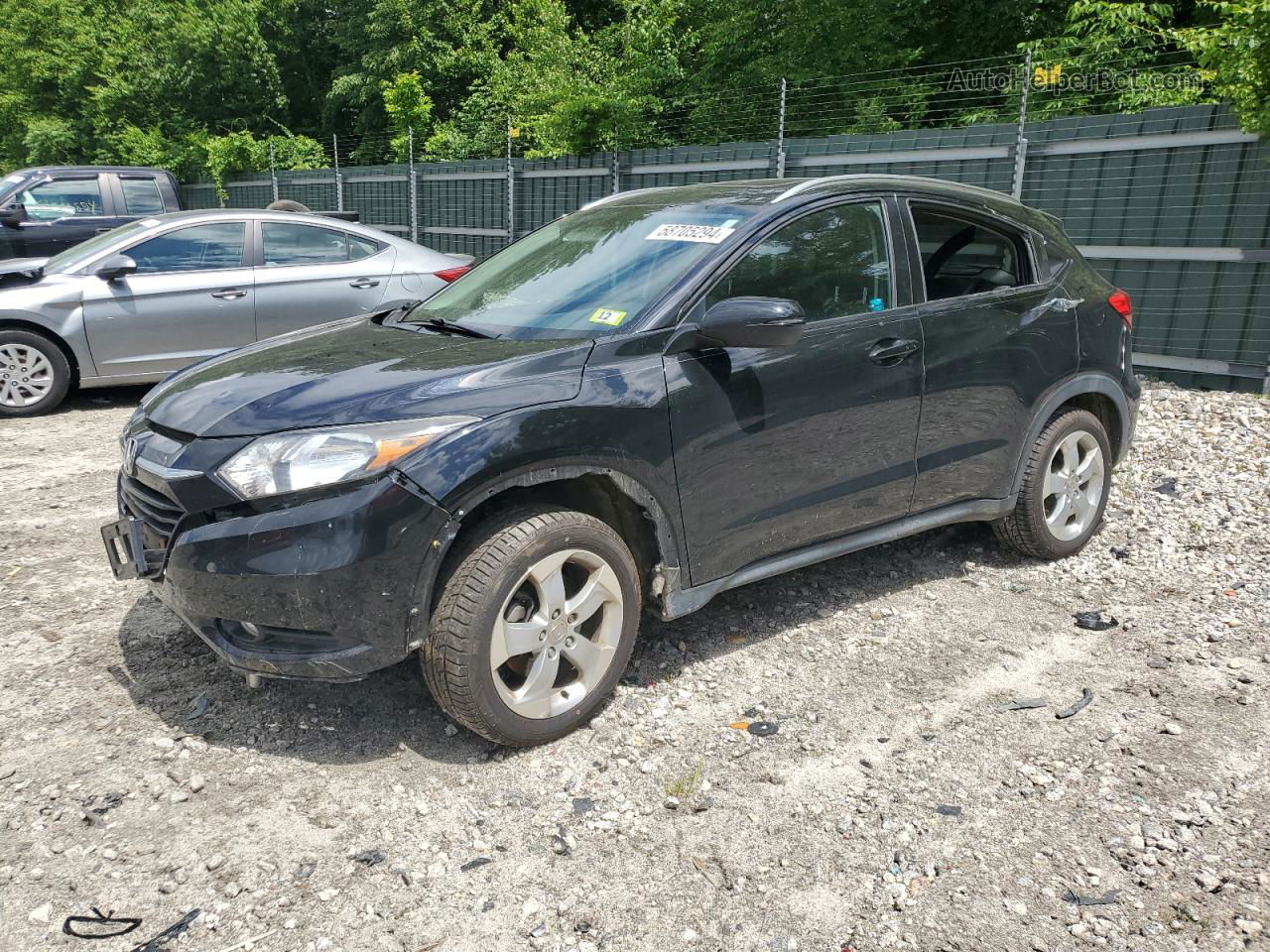 2016 Honda Hr-v Exl Black vin: 3CZRU6H75GM738099