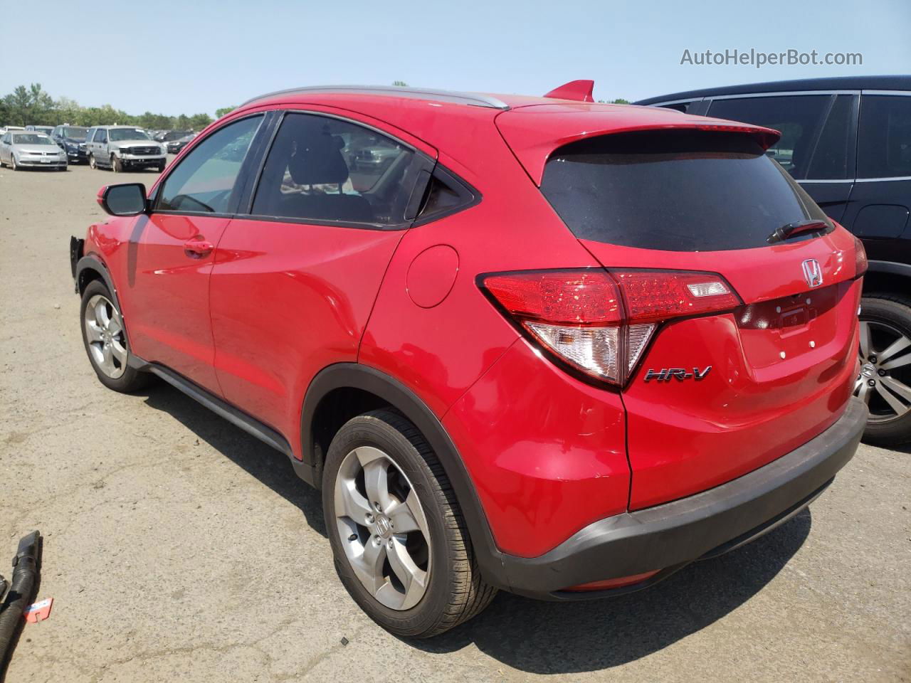 2016 Honda Hr-v Exl Red vin: 3CZRU6H75GM750950