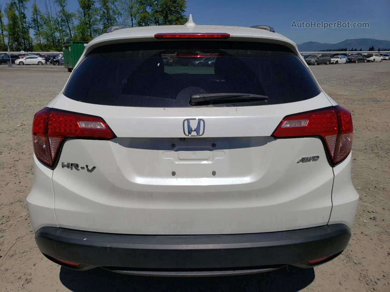 2016 Honda Hr-v Exl Белый vin: 3CZRU6H75GM751287