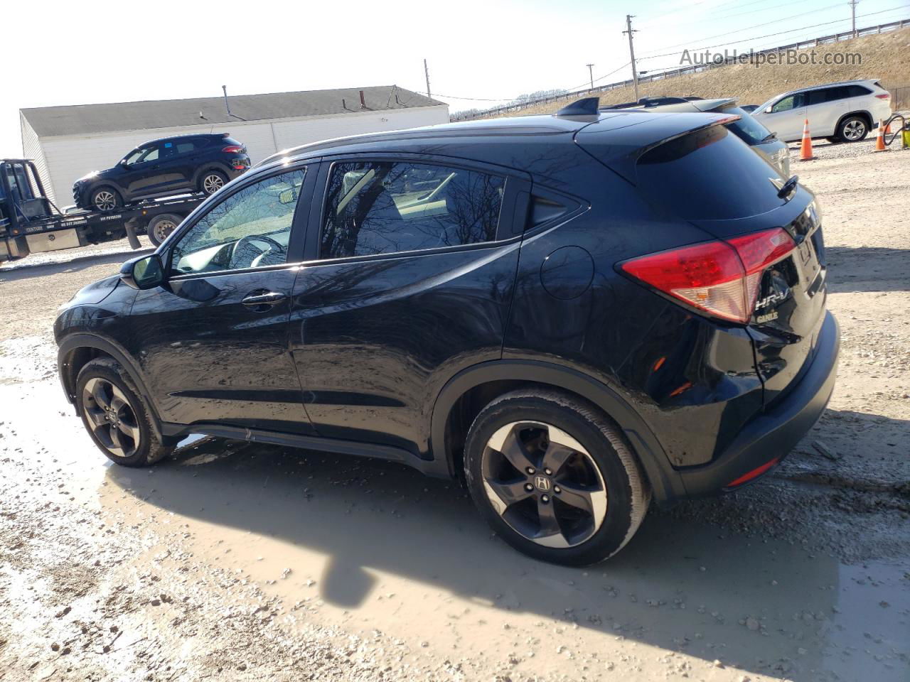 2018 Honda Hr-v Exl Black vin: 3CZRU6H75JM702243