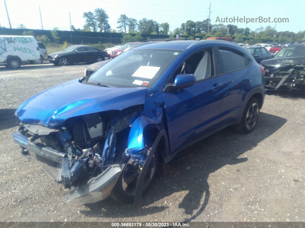 2018 Honda Hr-v Ex-l Navi Blue vin: 3CZRU6H75JM710326