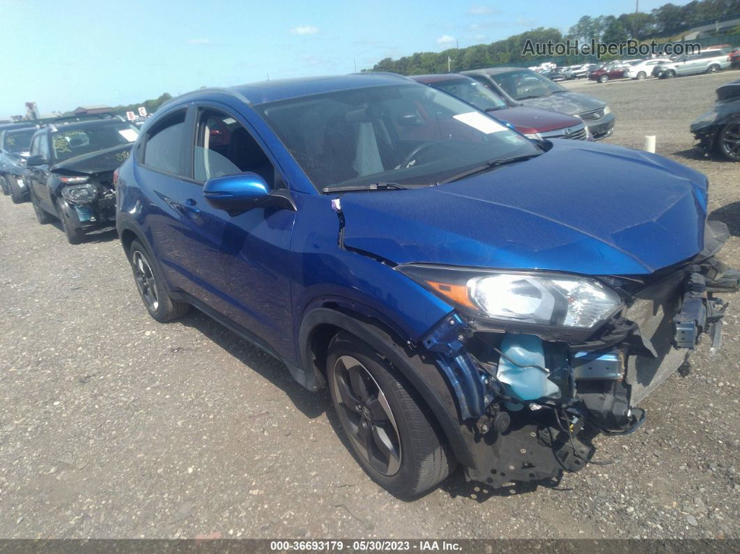 2018 Honda Hr-v Ex-l Navi Blue vin: 3CZRU6H75JM710326