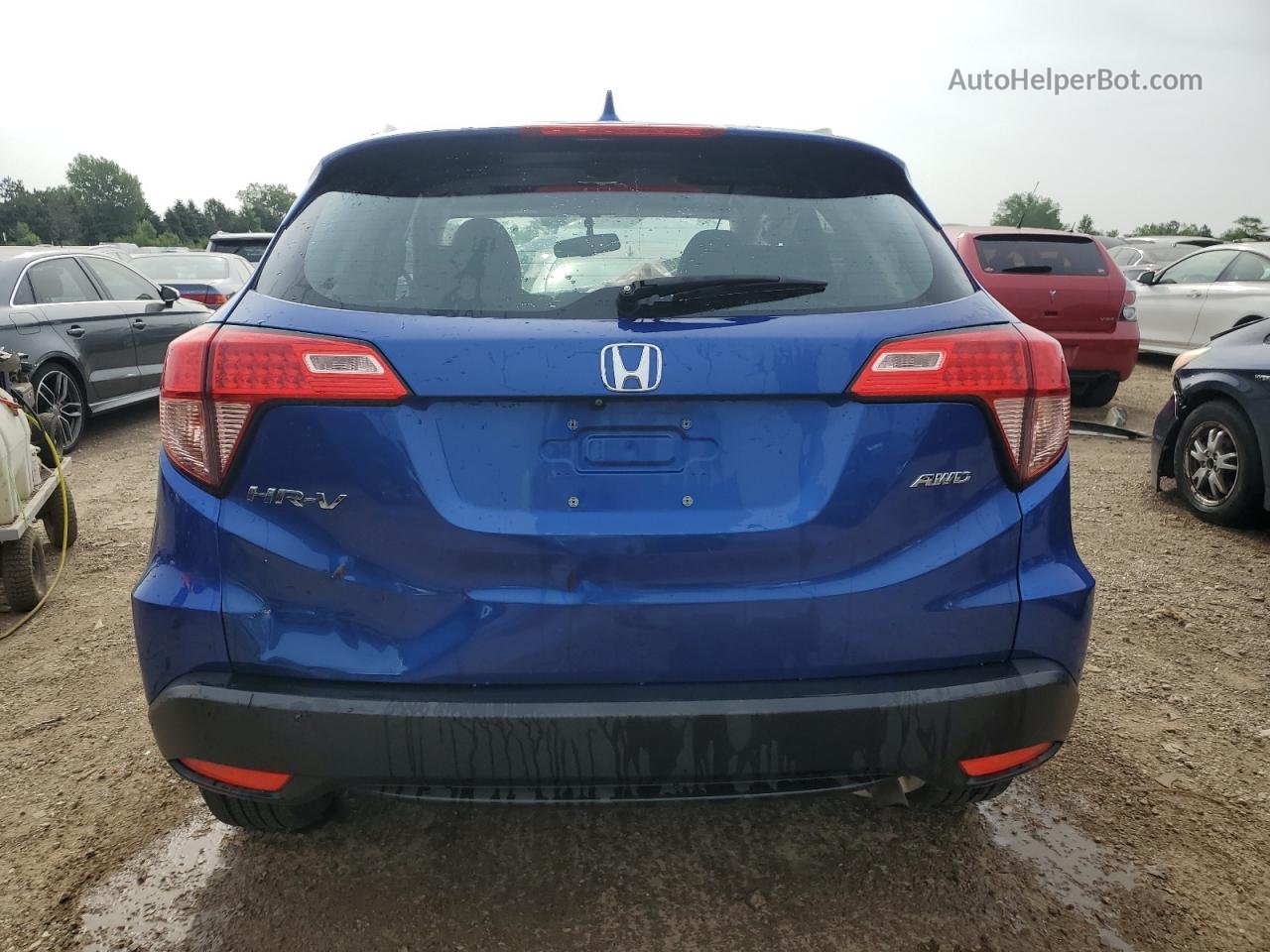 2018 Honda Hr-v Exl Blue vin: 3CZRU6H75JM724159