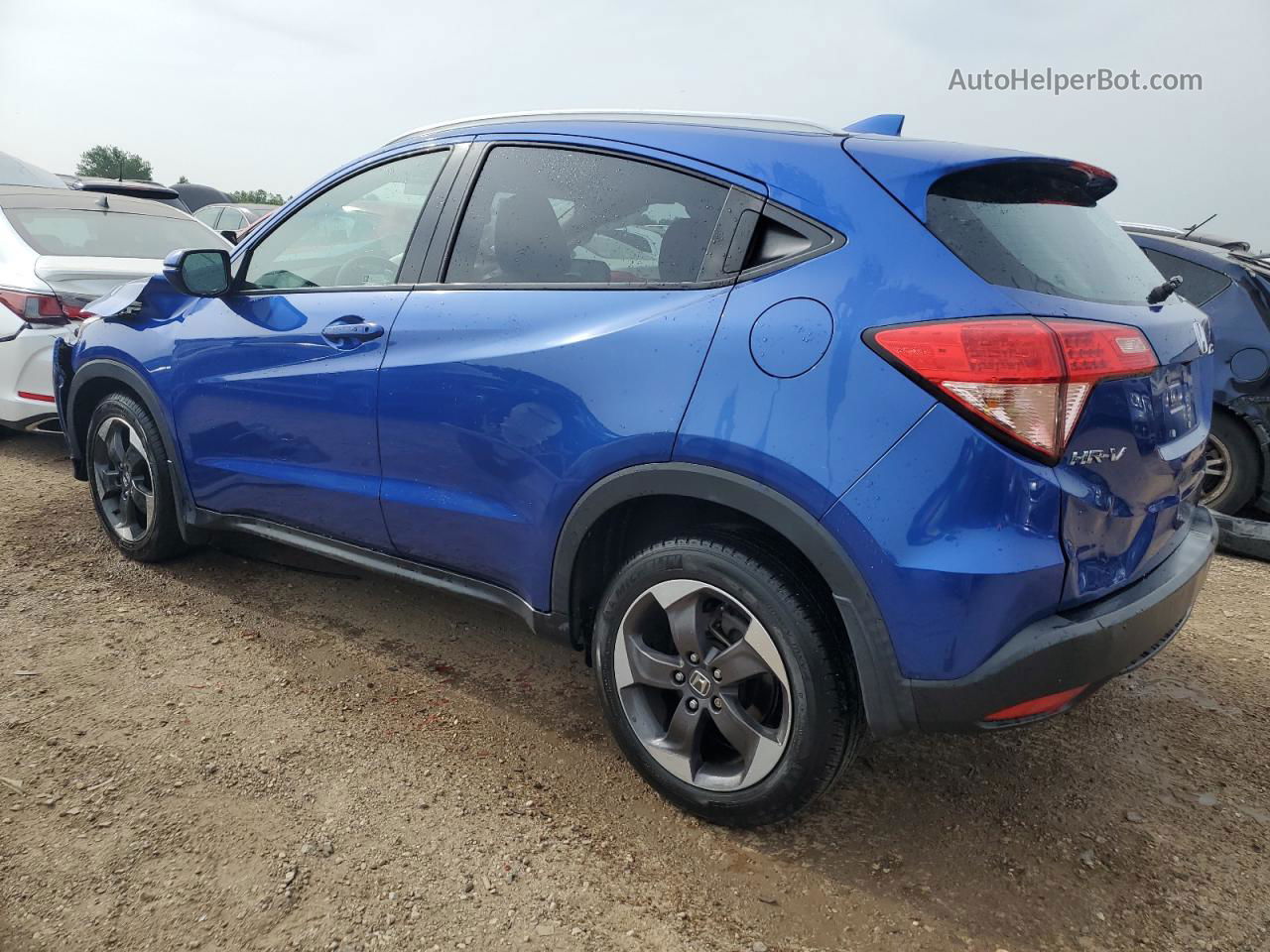 2018 Honda Hr-v Exl Blue vin: 3CZRU6H75JM724159