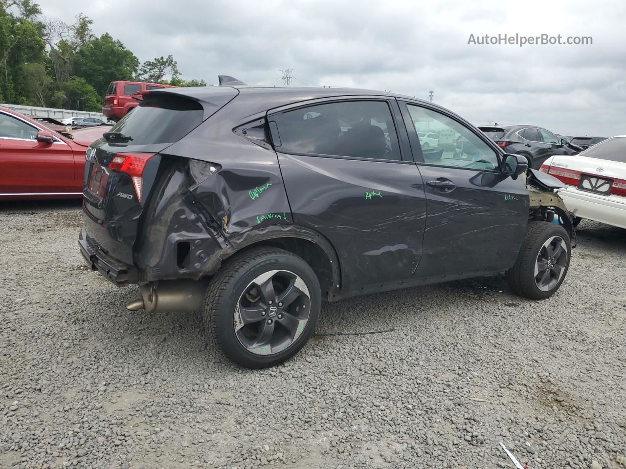 2018 Honda Hr-v Exl Charcoal vin: 3CZRU6H75JM727756