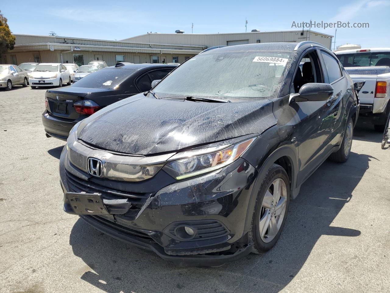 2019 Honda Hr-v Exl Black vin: 3CZRU6H75KM717746