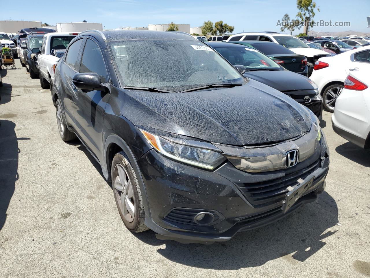 2019 Honda Hr-v Exl Black vin: 3CZRU6H75KM717746