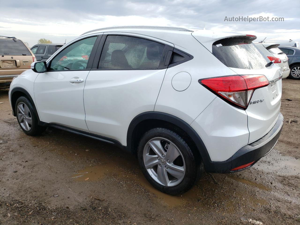 2019 Honda Hr-v Exl White vin: 3CZRU6H75KM719920