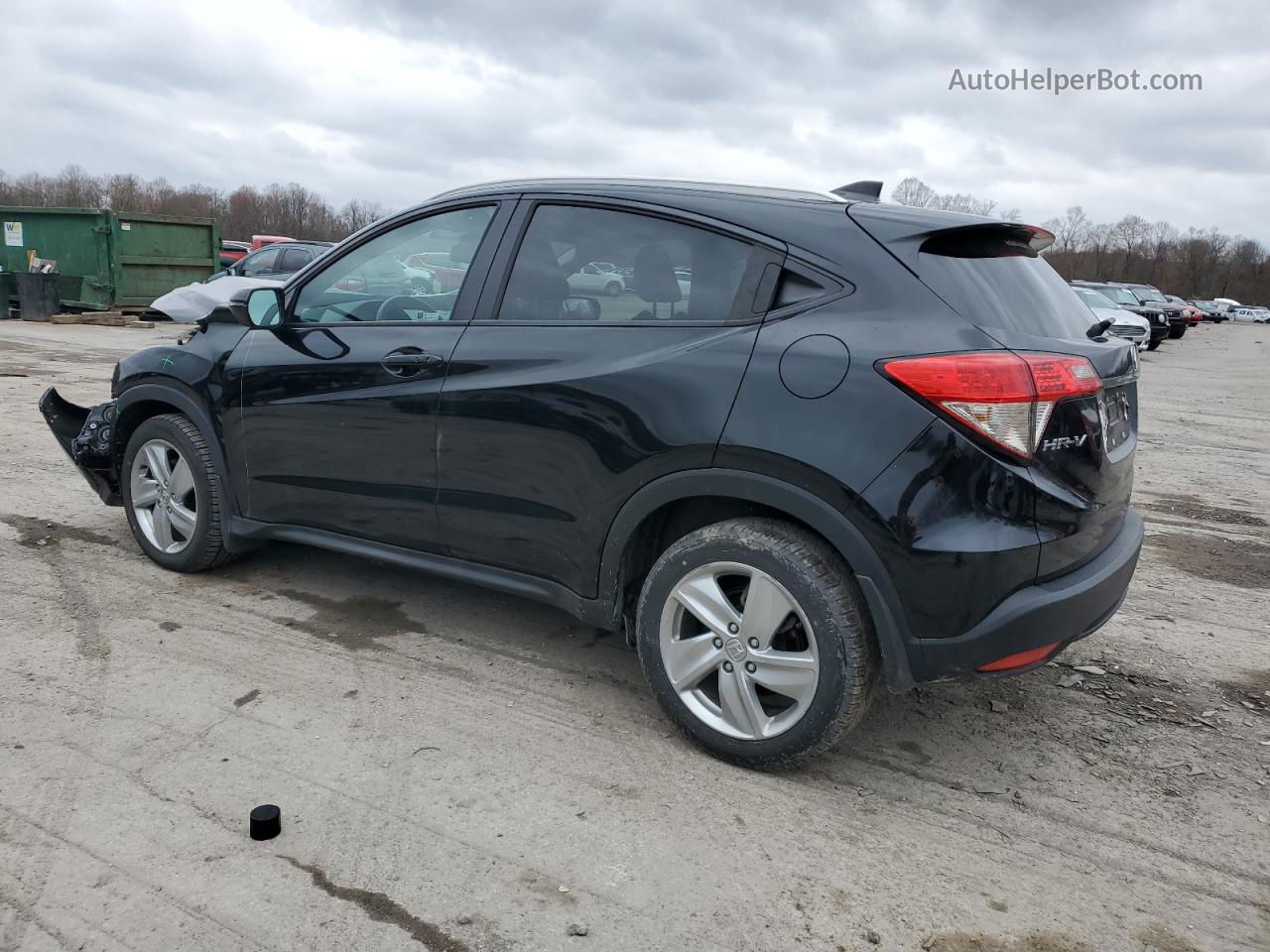 2019 Honda Hr-v Exl Black vin: 3CZRU6H75KM724454