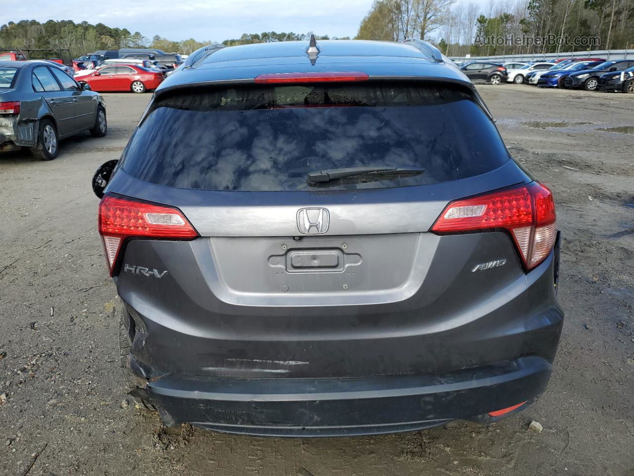 2016 Honda Hr-v Exl Gray vin: 3CZRU6H76GM712840