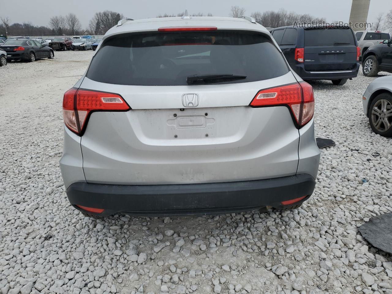 2016 Honda Hr-v Exl Серебряный vin: 3CZRU6H76GM718282