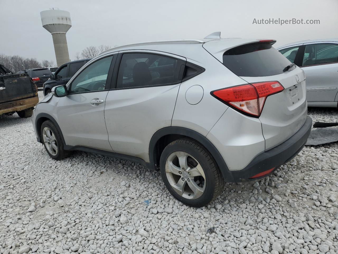 2016 Honda Hr-v Exl Серебряный vin: 3CZRU6H76GM718282