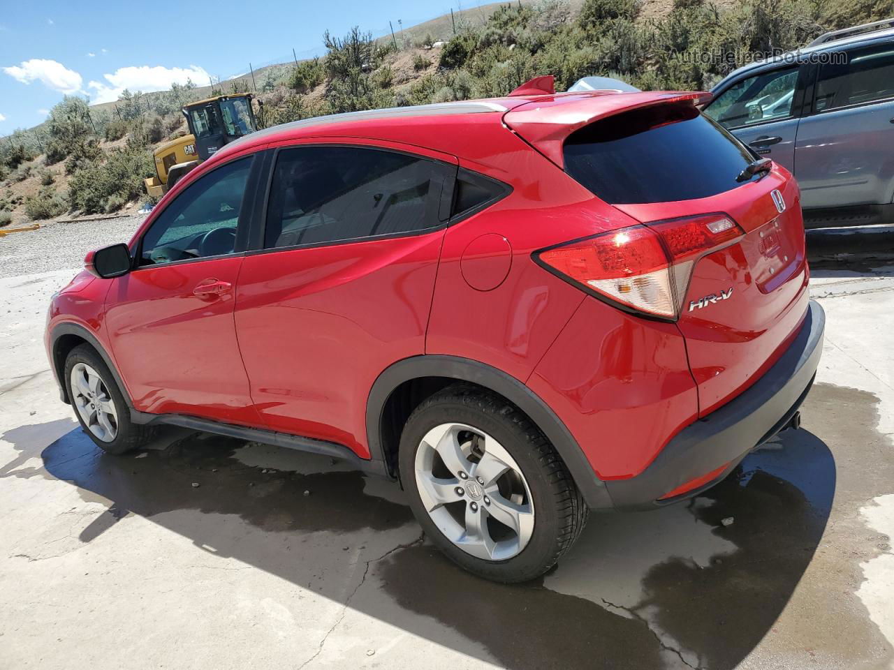 2016 Honda Hr-v Exl Red vin: 3CZRU6H76GM724342