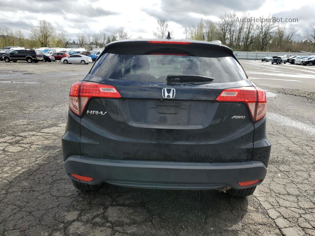 2016 Honda Hr-v Exl Black vin: 3CZRU6H76GM735597