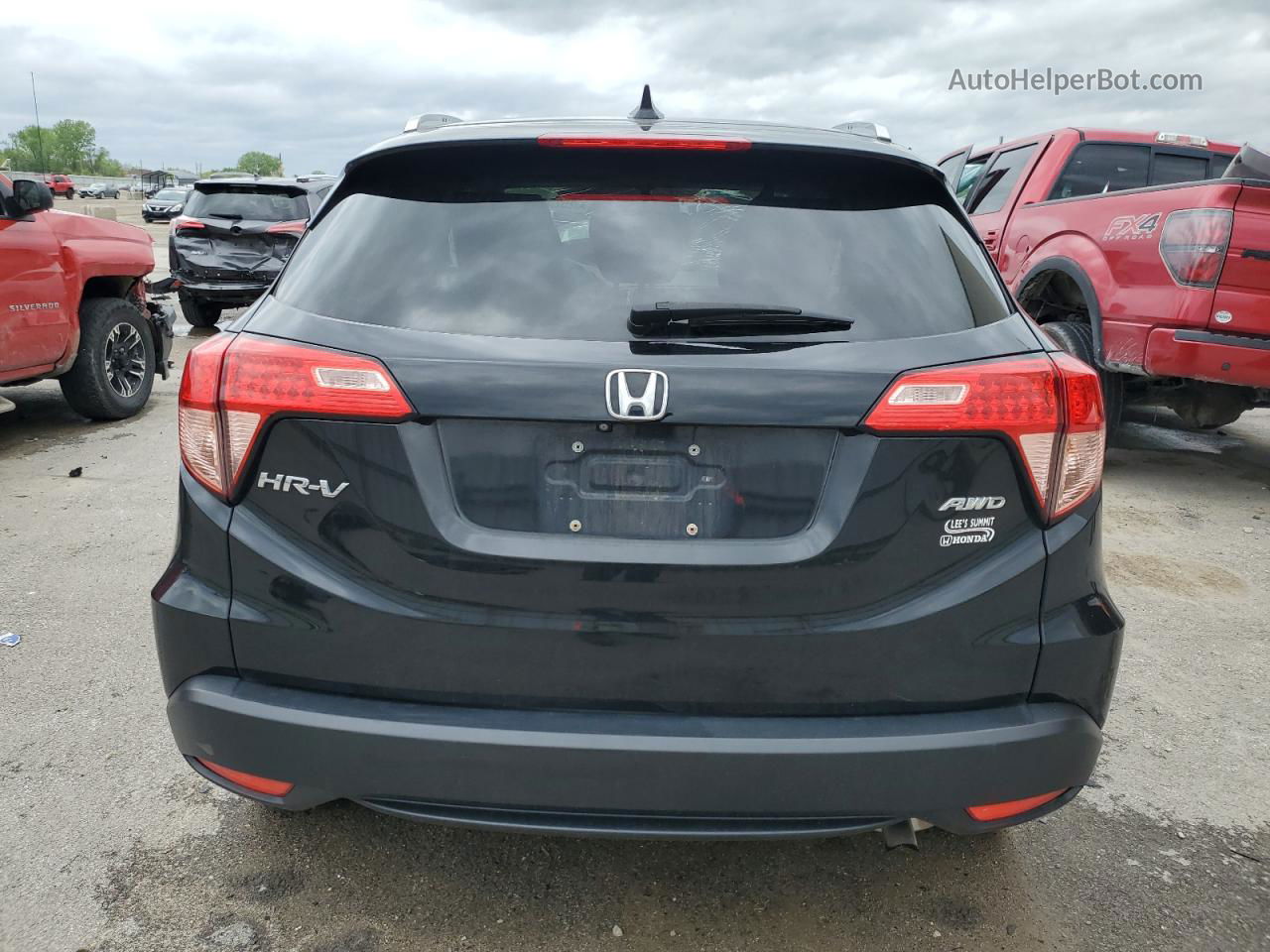 2016 Honda Hr-v Exl Черный vin: 3CZRU6H76GM741609