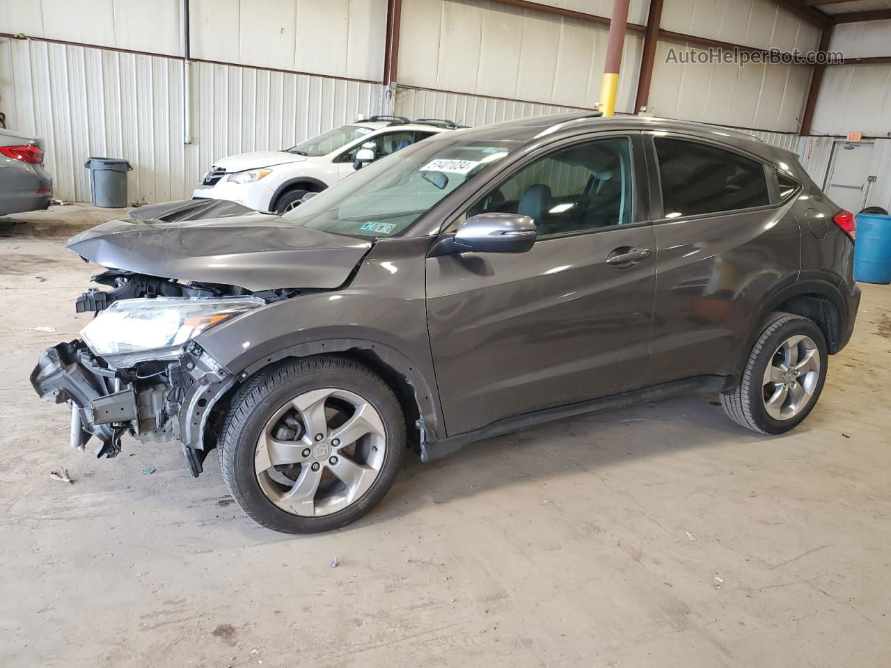 2016 Honda Hr-v Exl Charcoal vin: 3CZRU6H76GM765120