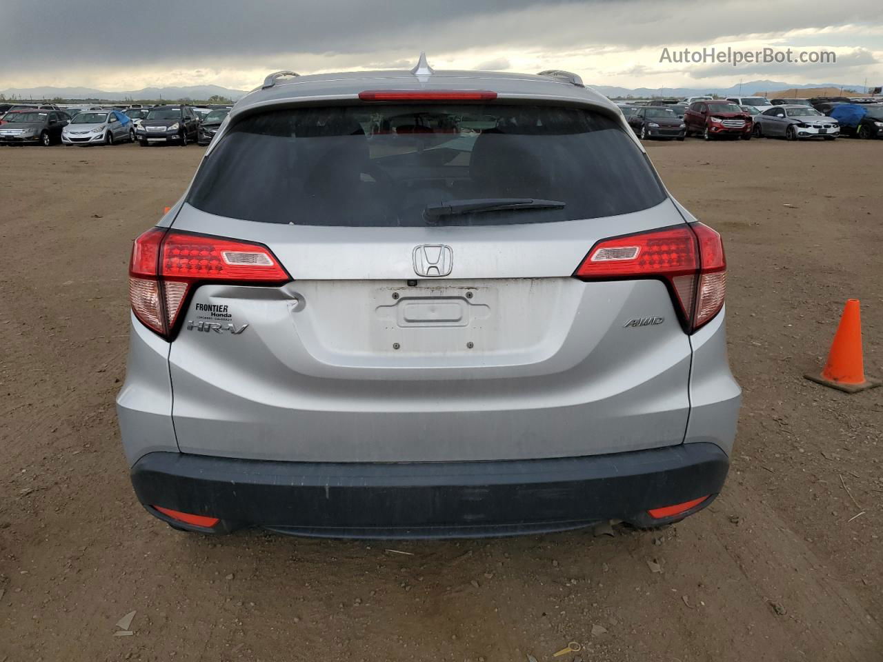 2016 Honda Hr-v Exl Silver vin: 3CZRU6H76GM767126