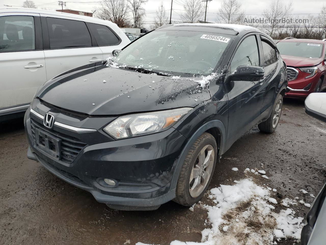 2017 Honda Hr-v Exl Black vin: 3CZRU6H76HM707767