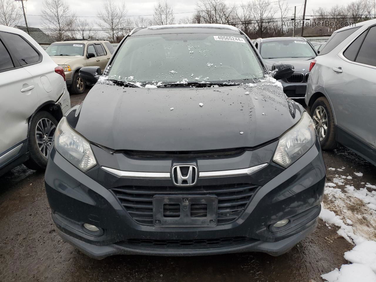 2017 Honda Hr-v Exl Black vin: 3CZRU6H76HM707767