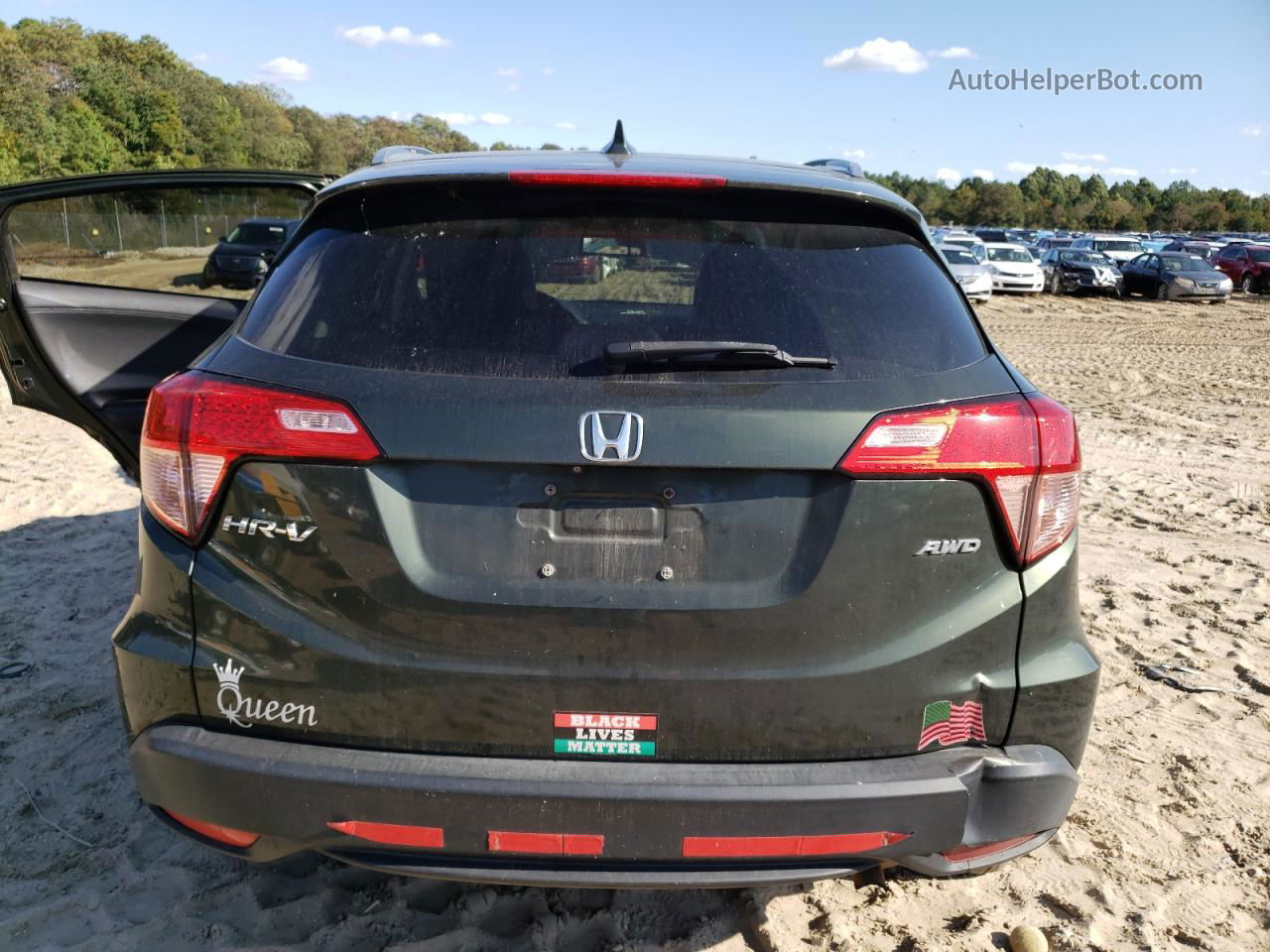 2017 Honda Hr-v Exl Green vin: 3CZRU6H76HM715688