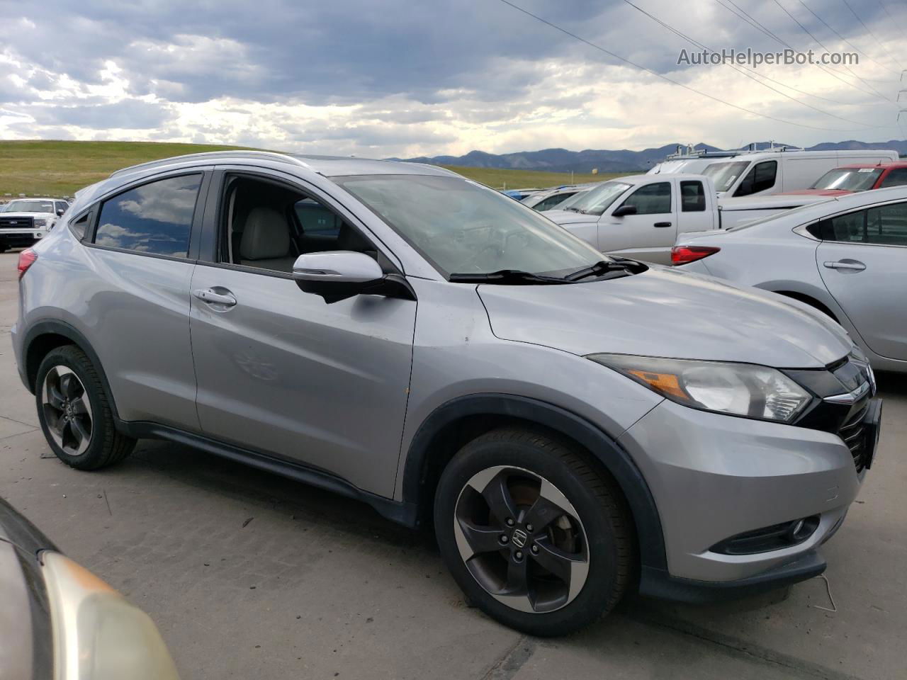 2018 Honda Hr-v Exl Серебряный vin: 3CZRU6H76JM704115