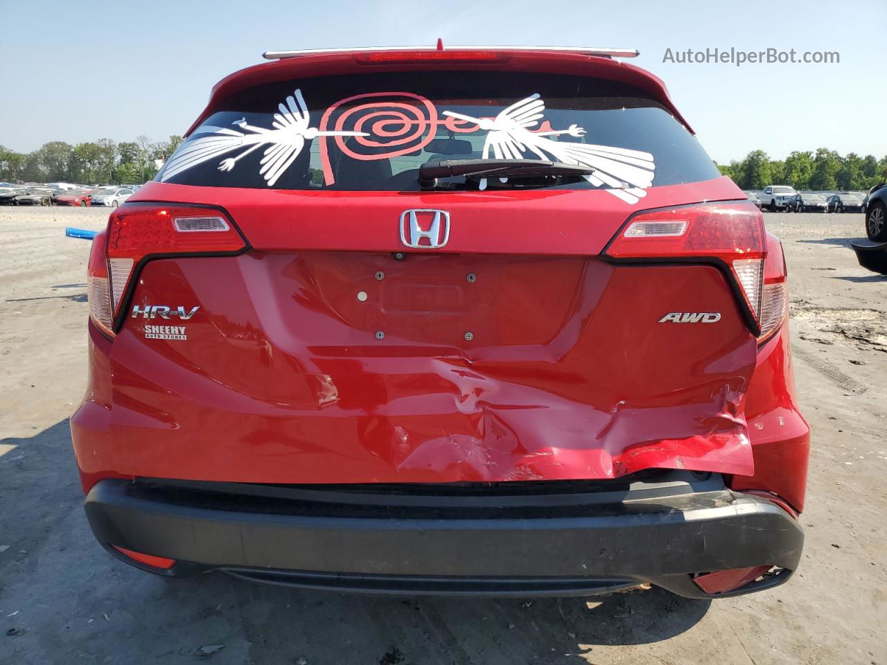 2018 Honda Hr-v Exl Red vin: 3CZRU6H76JM718063