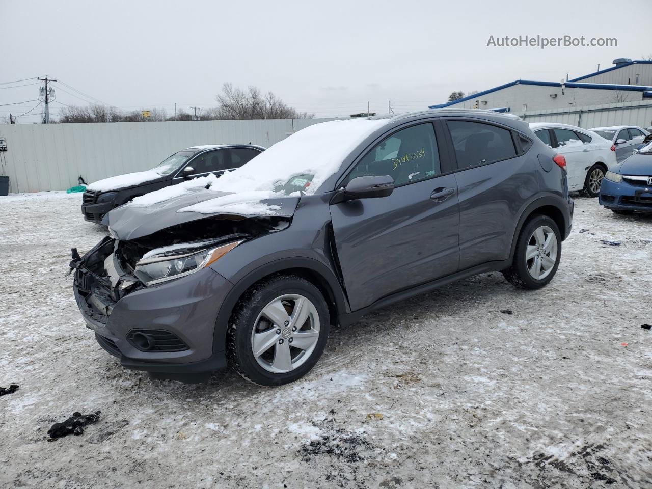 2019 Honda Hr-v Exl Charcoal vin: 3CZRU6H76KM703208