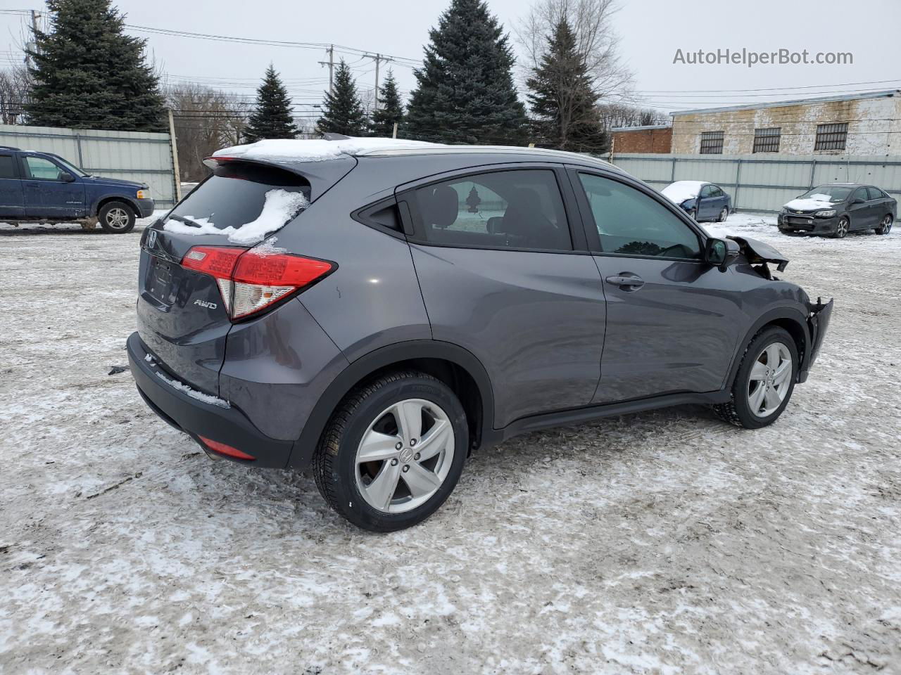 2019 Honda Hr-v Exl Charcoal vin: 3CZRU6H76KM703208