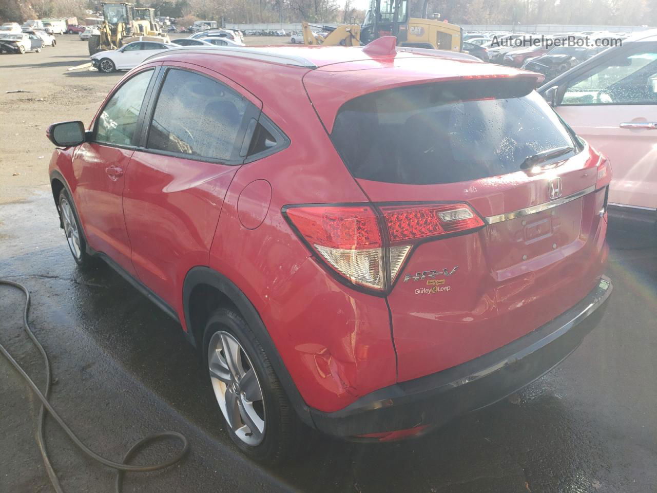 2019 Honda Hr-v Exl Red vin: 3CZRU6H76KM727623