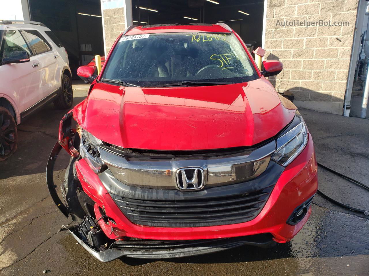 2019 Honda Hr-v Exl Red vin: 3CZRU6H76KM727623