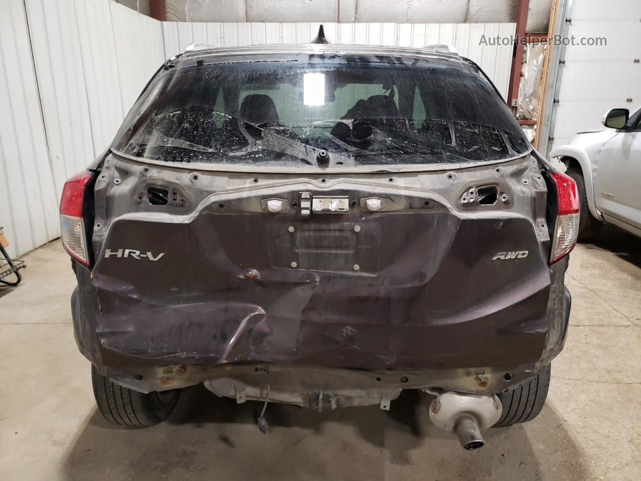 2019 Honda Hr-v Exl Purple vin: 3CZRU6H76KM735849