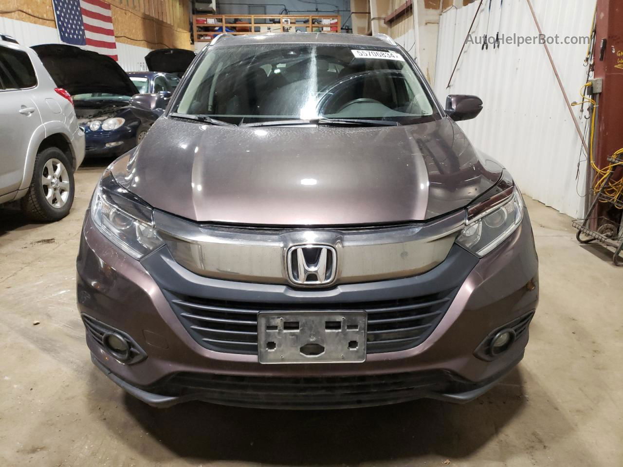 2019 Honda Hr-v Exl Purple vin: 3CZRU6H76KM735849