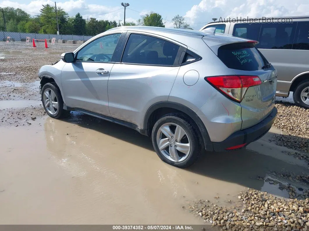 2019 Honda Hr-v Ex-l Silver vin: 3CZRU6H76KM735902