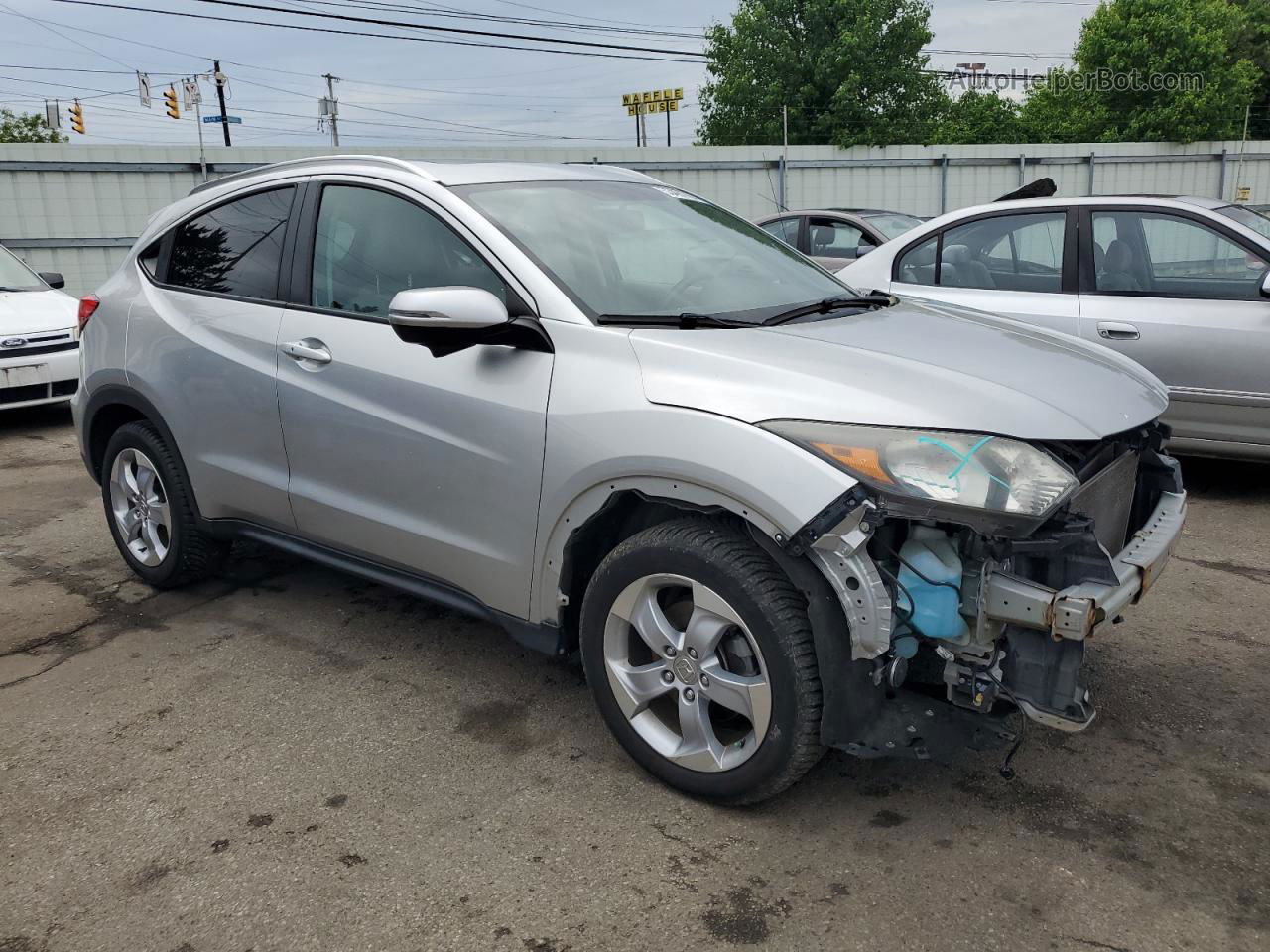 2016 Honda Hr-v Exl Silver vin: 3CZRU6H77GM754045