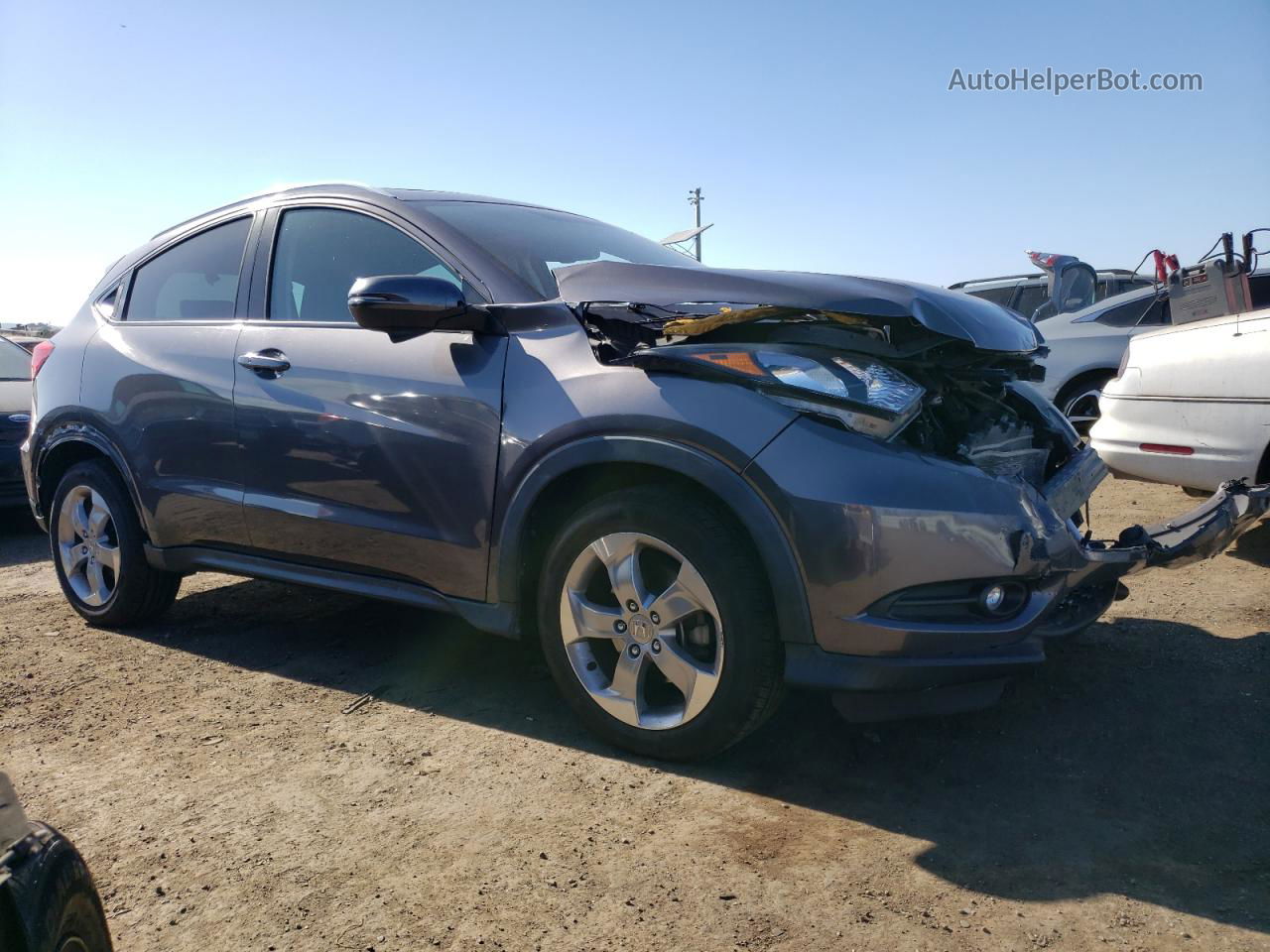 2016 Honda Hr-v Exl Угольный vin: 3CZRU6H77GM769967