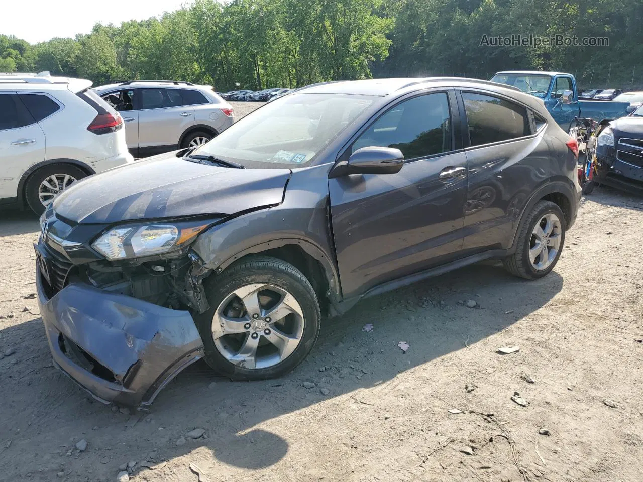 2017 Honda Hr-v Exl Charcoal vin: 3CZRU6H77HM733584