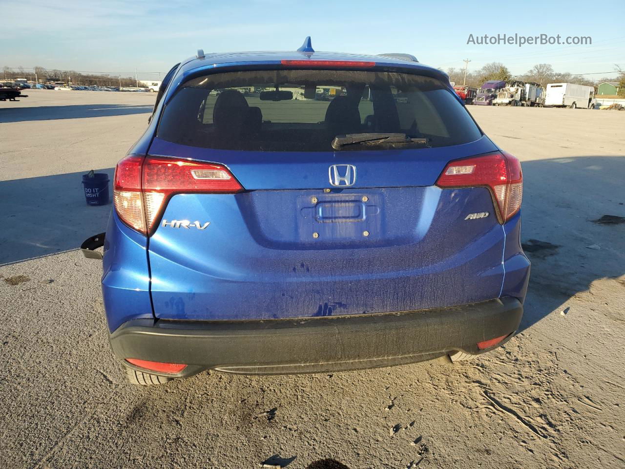 2018 Honda Hr-v Exl Blue vin: 3CZRU6H77JM701532