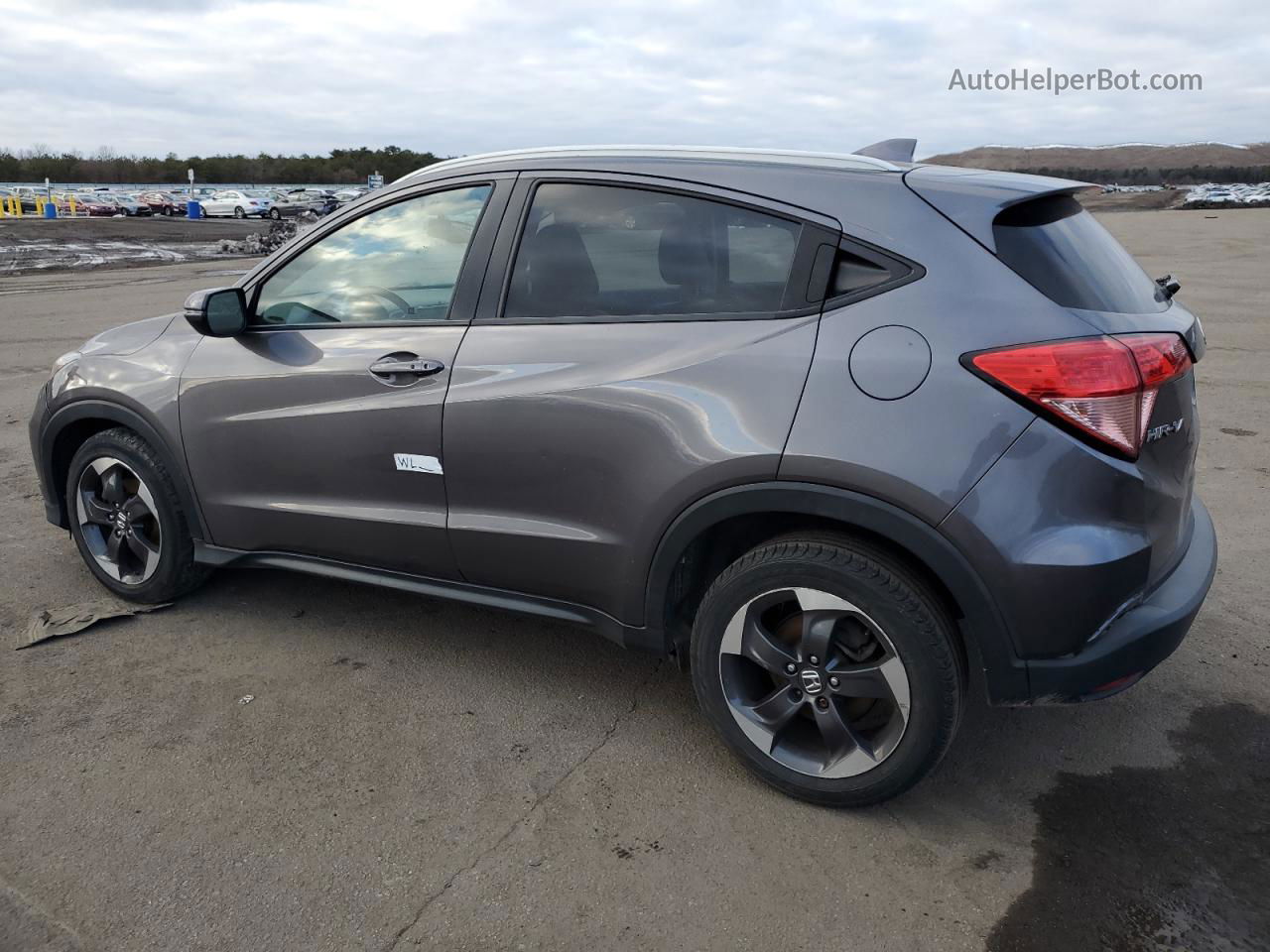 2018 Honda Hr-v Exl Gray vin: 3CZRU6H77JM708299