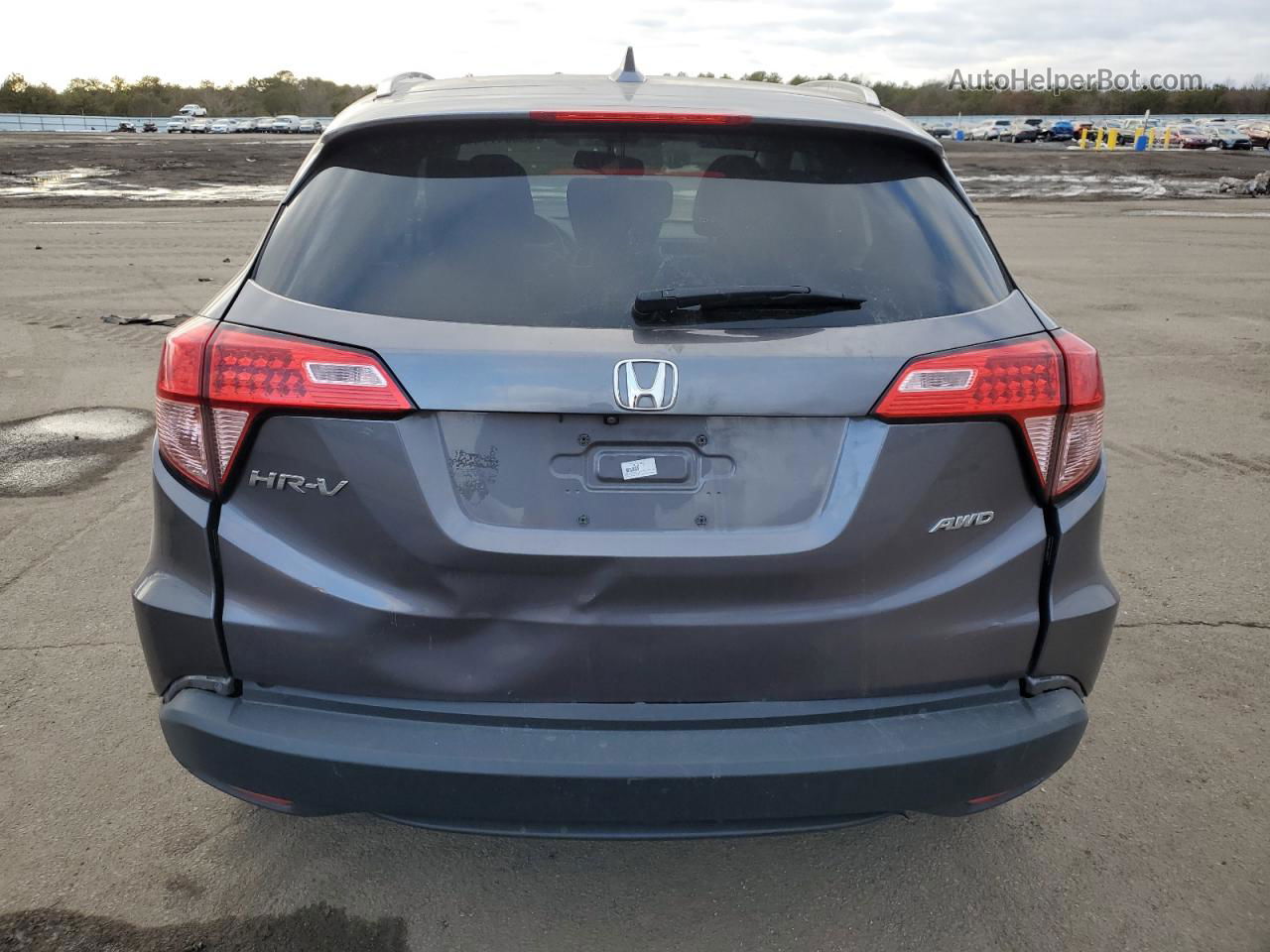 2018 Honda Hr-v Exl Gray vin: 3CZRU6H77JM708299